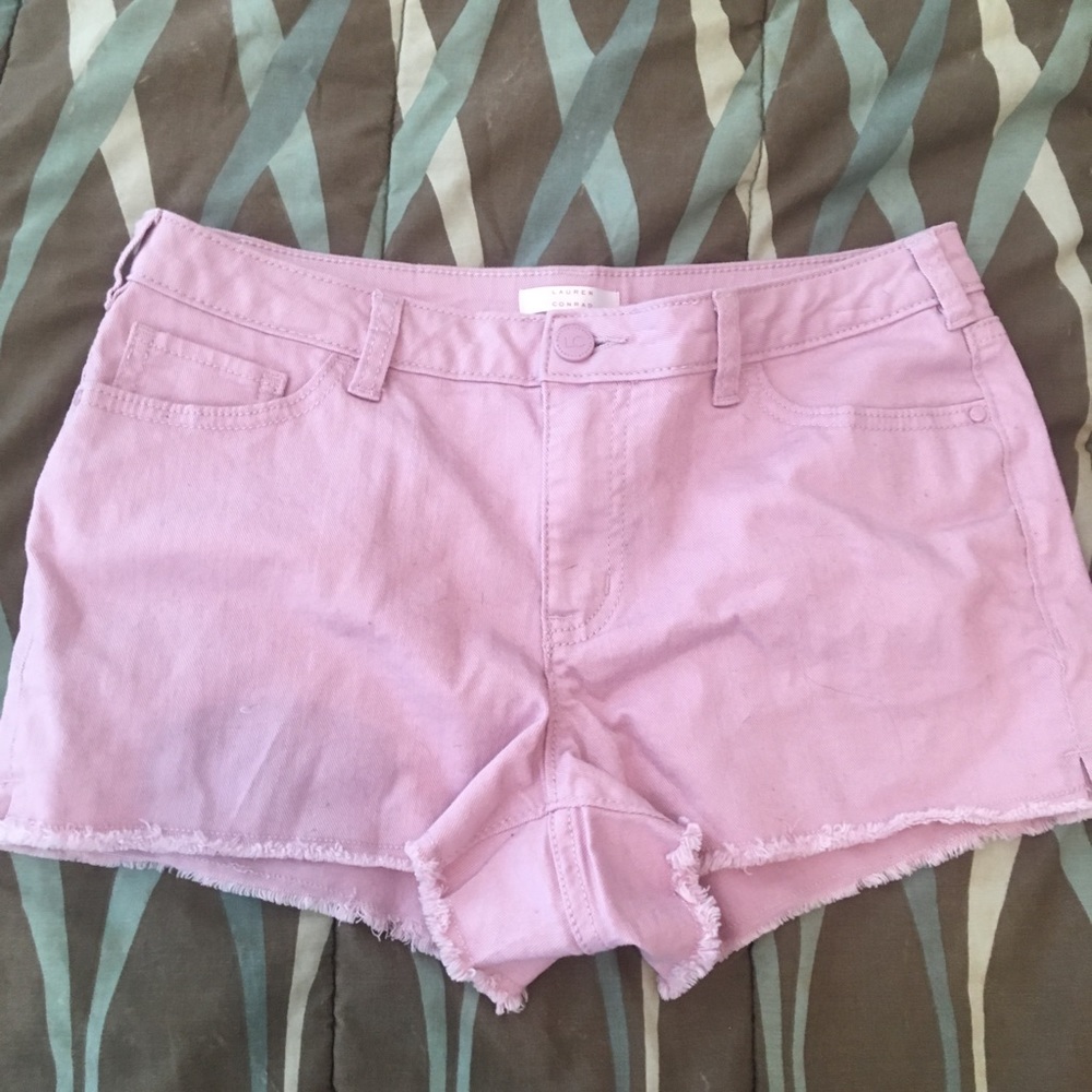 lauren conrad purple shorts size 8